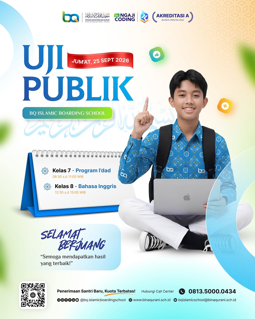 Uji Publik SMP BQ Islamic Boarding School