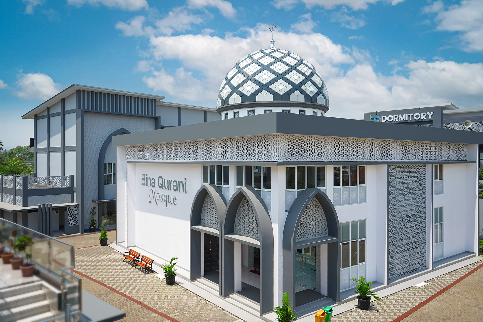 Masjid Bina Qurani di lingkungan sekolah
