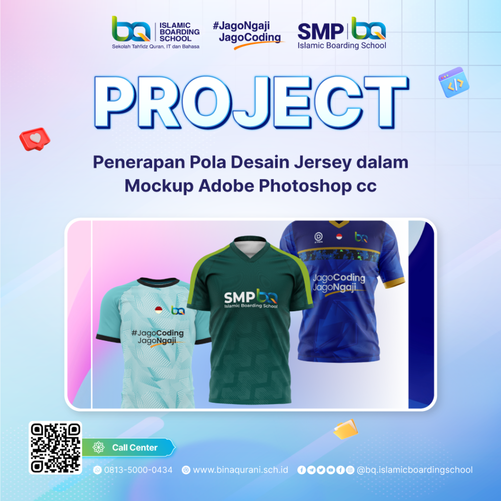 Penerapan Pola Desain Jersey dalam Mockup Adobe Photoshop CC