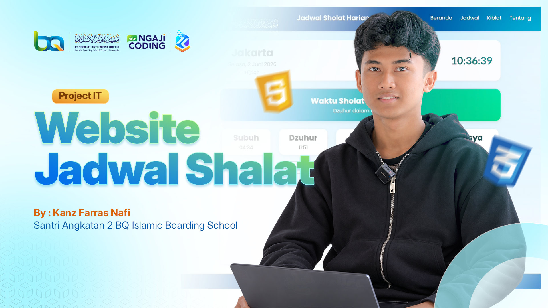Website Jadwal Shalat Harian