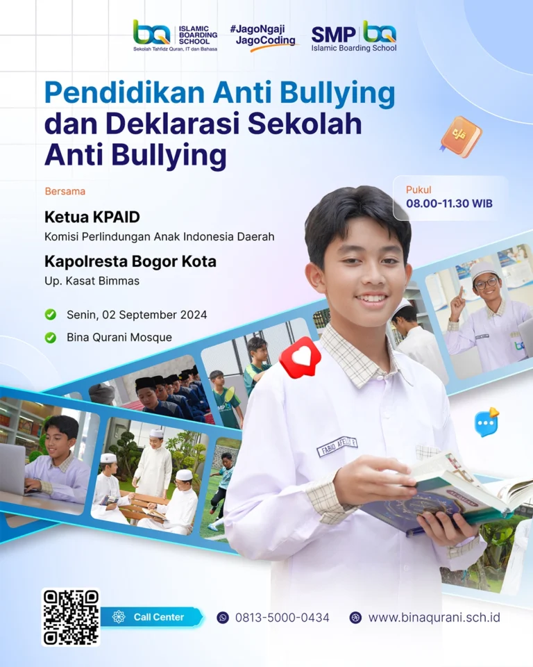 Deklarasi Anti Bullying BQ Islamic Boarding School