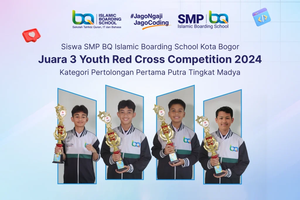 Santri BQ Juara 3 Youth Red Cross Competition 2024