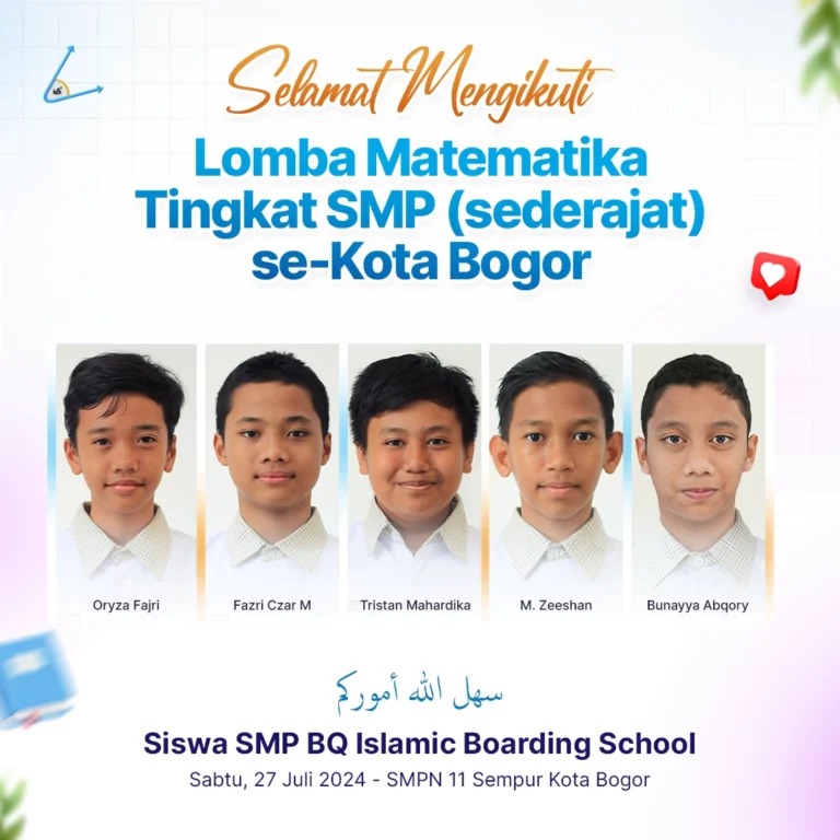 Lomba Matematika BQ Islamic Boarding School