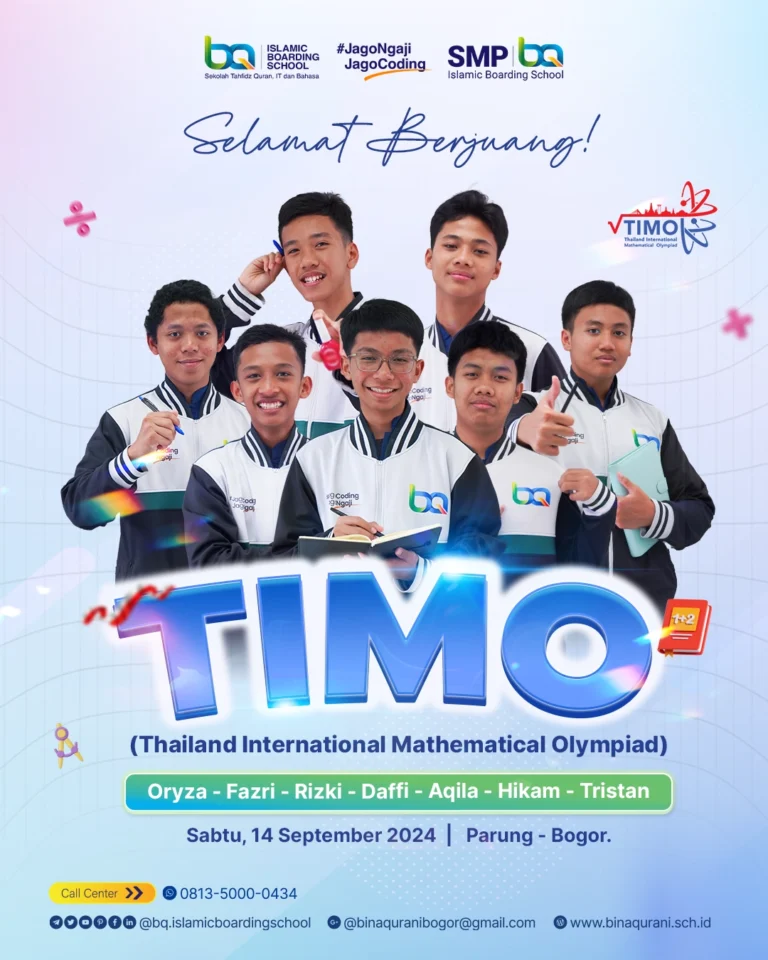 TIMO BQ Islamic Boarding School